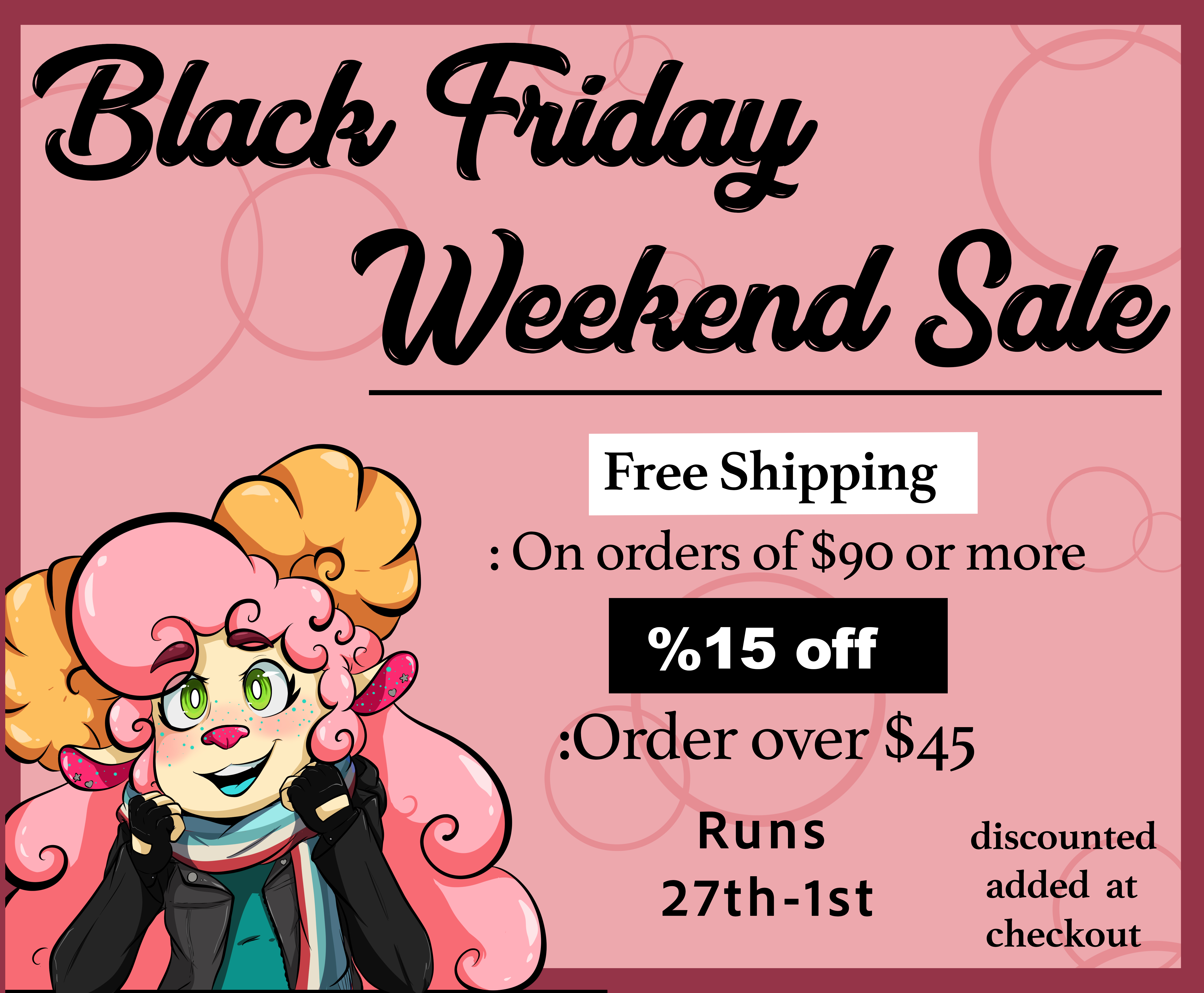 15% off 45 and free shipping on orders $90 or more - The Bubbly Sheep