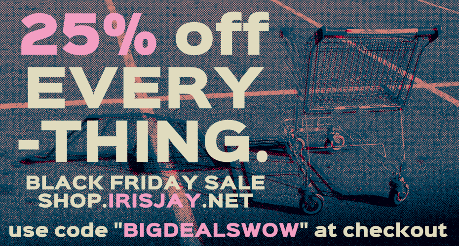 25% off EVERYTHING in the shop through 12/6!  - Iris Jay // Distressed Egg