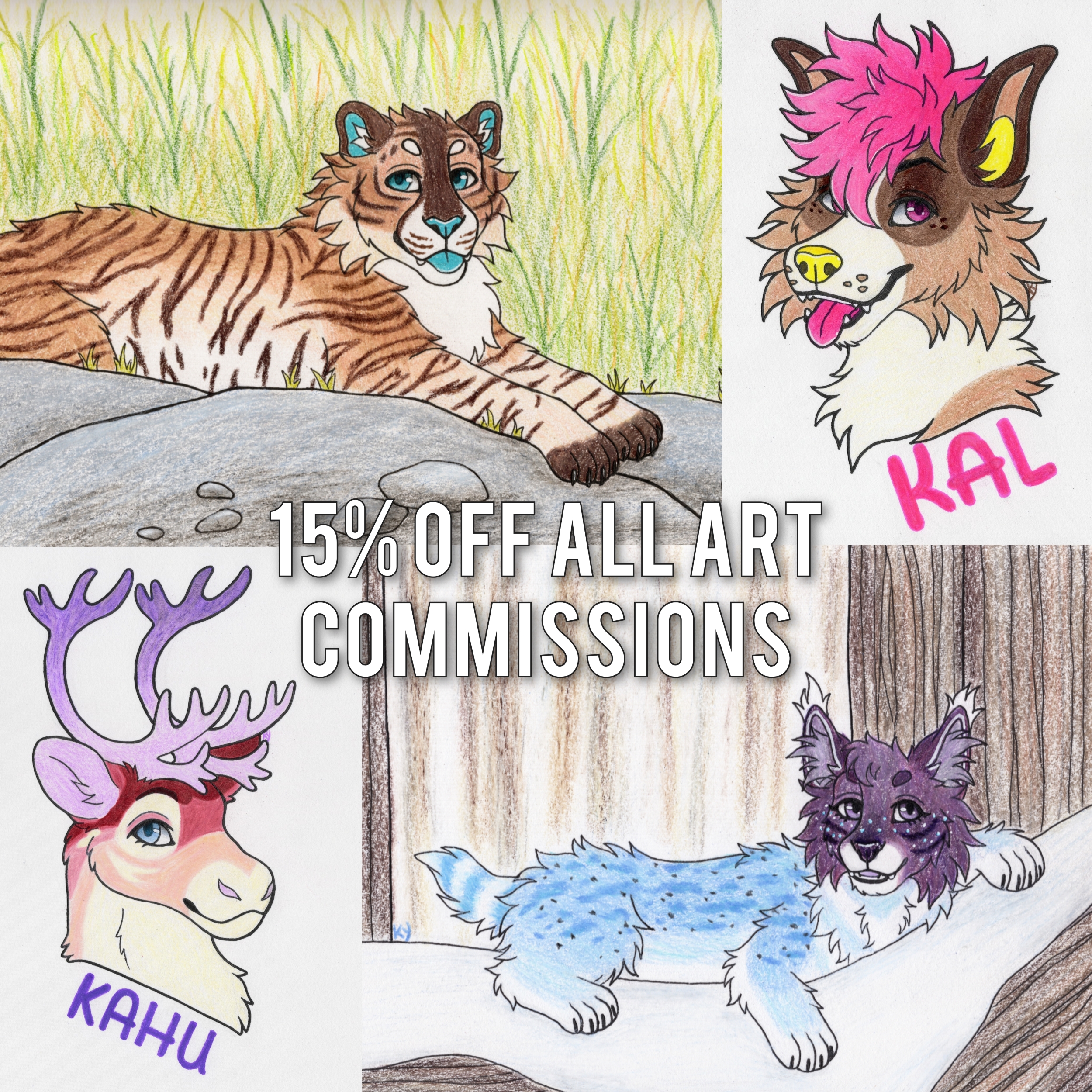 15% Off All Art Commissions - Ky's Art Commissions